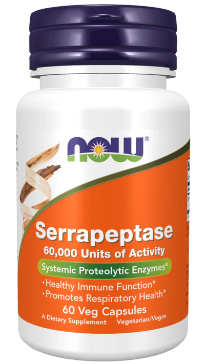 Now Serrapeptase Veg Capsules 60