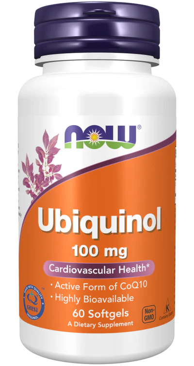 Now Ubiquinol 100 mg Softgels 60