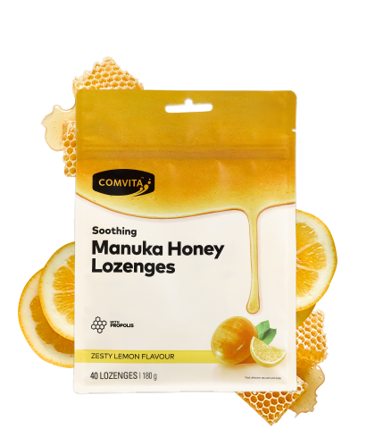 Comvita Manuka Honey Lemon & Honey Lozenges 40