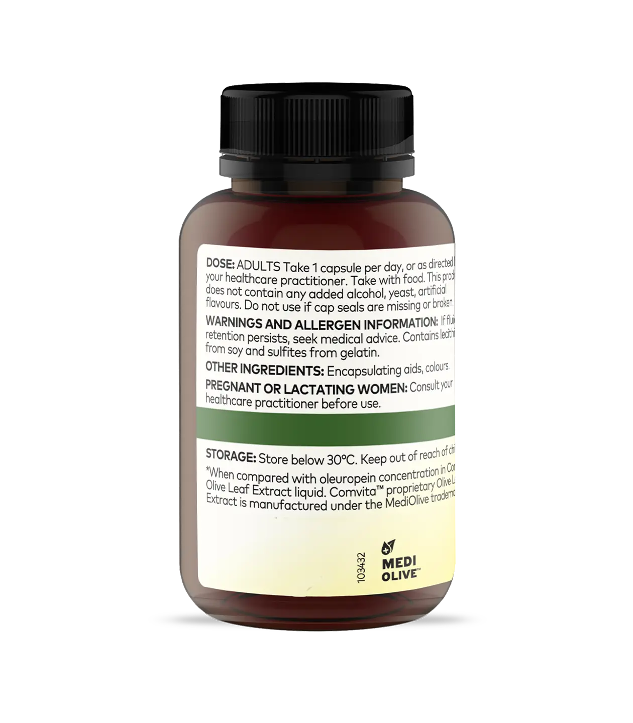 Comvita Immune Support High Strength Olive Leaf Extract Capsules 60