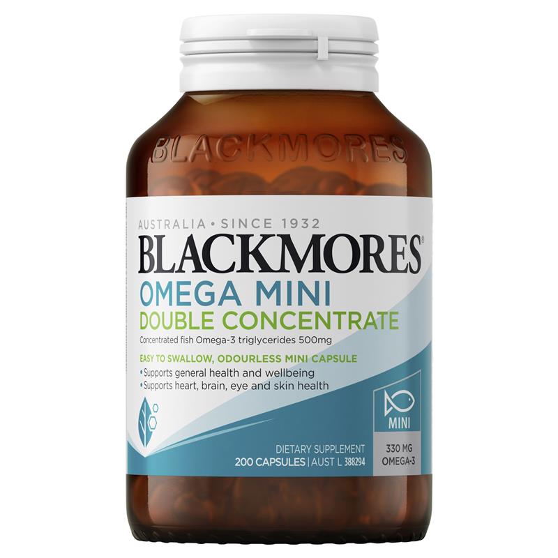 Blackmores Omega Mini Double Concentrate Capsules 200