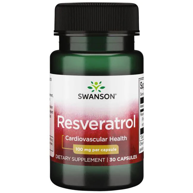 Swanson Resveratrol Capsules 500mg 30