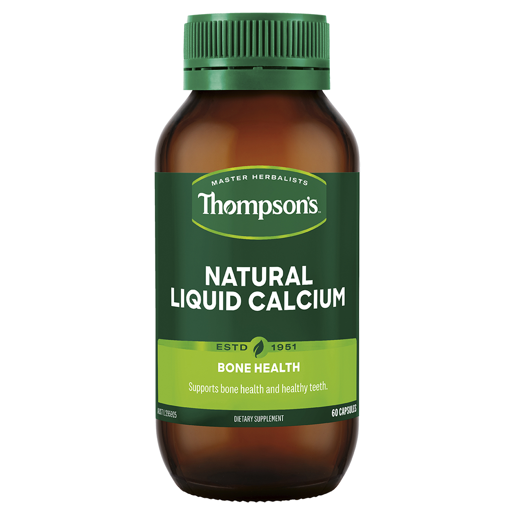 Thompsons Natural Liquid Calcium Capsules 60