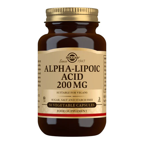Solgar Alpha Lipoic Acid 200mg VegeCaps 50