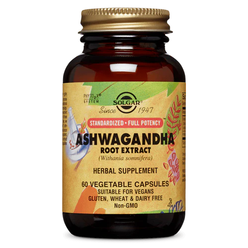 Solgar Ashwagandha Root Extract Veggie Caps 60