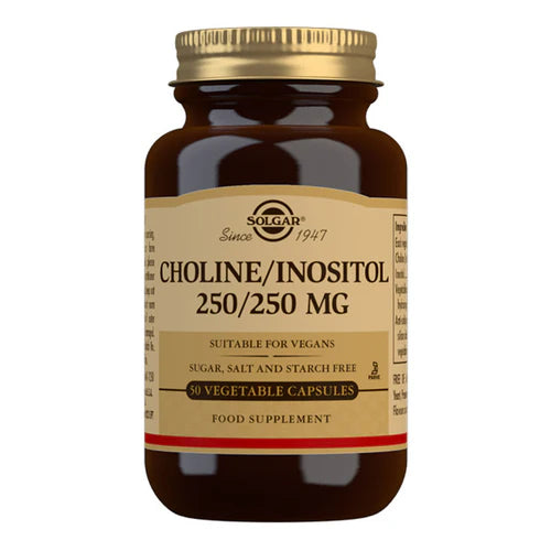 Solgar Choline/Inositol 250/250 Vegecapsules 50