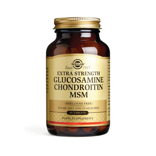 Solgar Extra Strength Glucosamine Chondroitin MSM (Shellfish-Free) Tablets 60