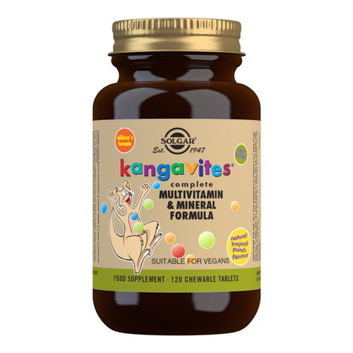 Solgar Kangavites Multi & Mineral Formula for kids Tropical Punch Chewies 120