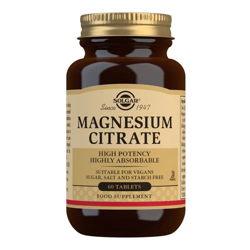 Solgar Magnesium Citrate Tablets 60