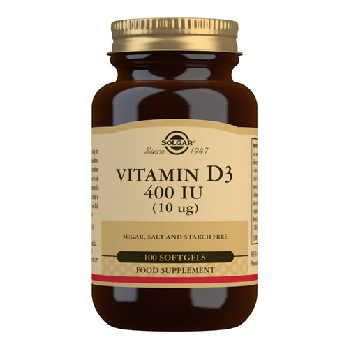 Solgar Vitamin D3 400iu Softgels 100
