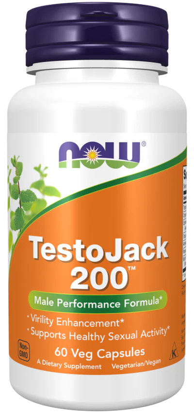 Now TestoJack 200 mg Veg Capsules 60