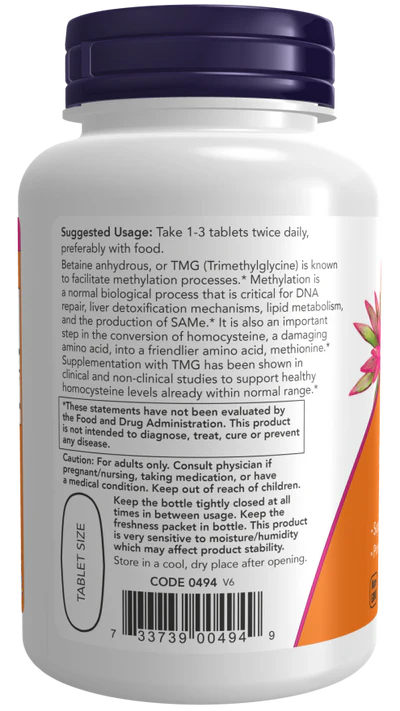 Now TMG 1000 mg Tablets 100