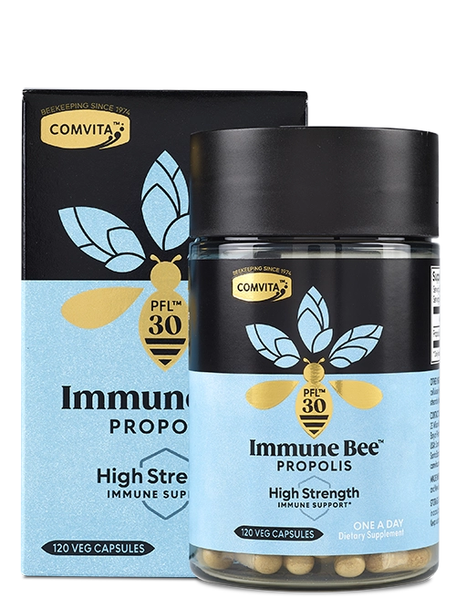 Comvita Immune Bee™ Propolis High Strength 1-A-Day PFL30 Veg Capsules 30