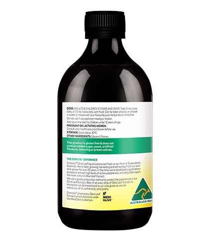 Comvita Olive Leaf Extract Peppermint Flavour - Fresh-Picked Oral Liquid 500ml