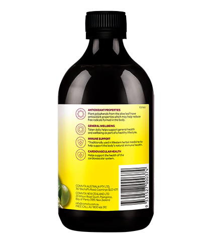 Comvita Olive Leaf Extract Mixed Berry Flavoured - Fresh-Picked Oral Liquid 500ML