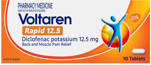 Voltaren Rapid 12.5mg Tablets 10