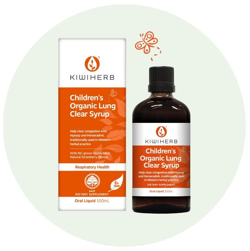 Kiwiherb Children's Organic Lung Clear 100ml