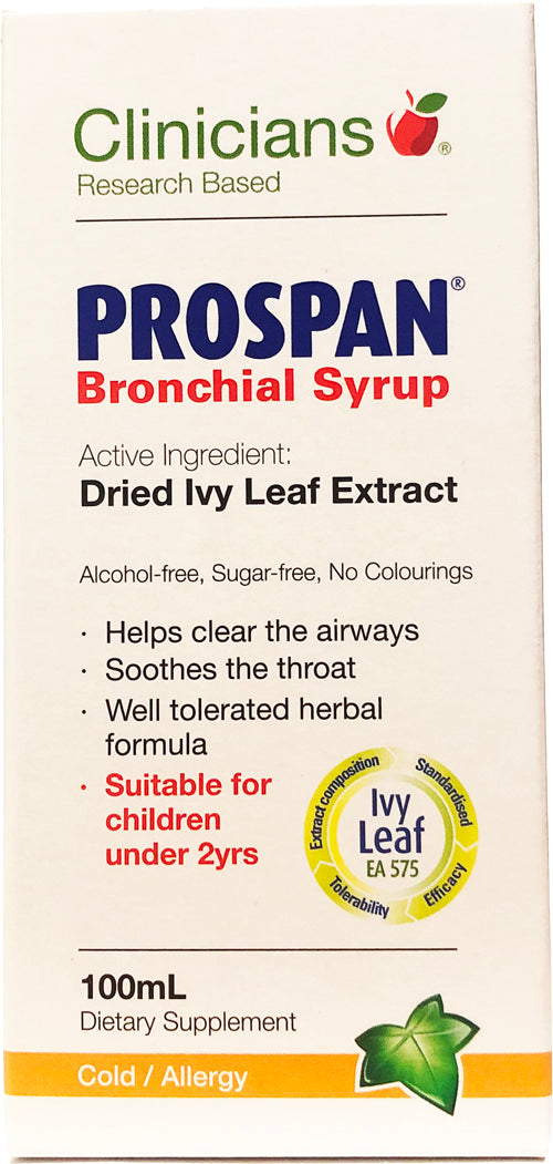 Clinicians Prospan Bronchial Syrup 100ml Health Chemist NZ Online