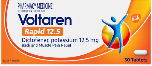 Voltaren Rapid 12.5mg Tablets 30