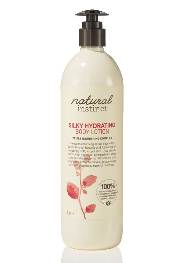 Natural Instinct Silky Hydrating Body Lotion 500ml