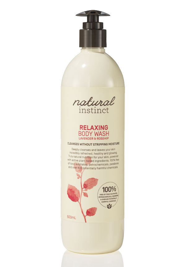 Natural Instinct Relaxing Lavender and Rosehip Body Wash 1000ml