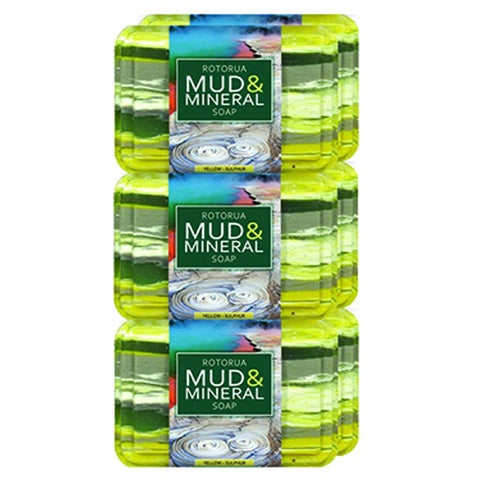 Wild Ferns Rotorua Mud & Mineral Soap 110g 6 pack