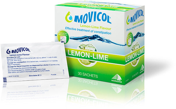 Movicol Sachets Lemon Lime Flavour 30s