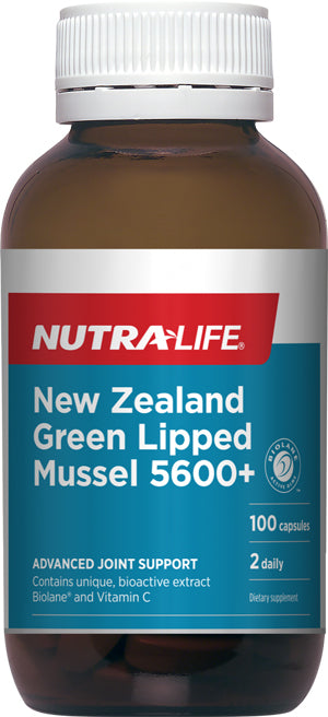 Nutralife Green Lipped Mussel 5600+ Capsules 100