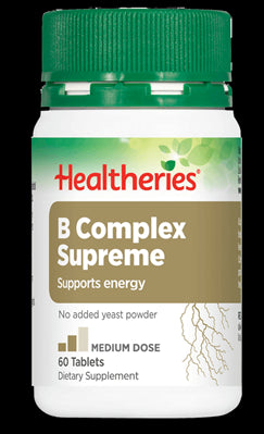 Healtheries B Complex Supreme tablets, 60 tabs