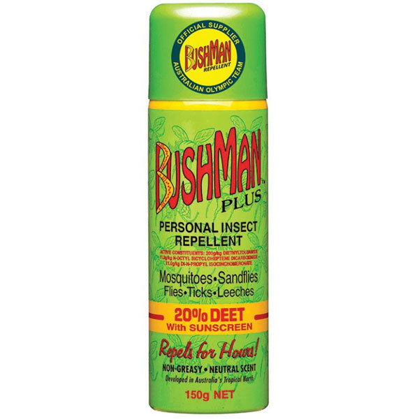 Bushman Plus Aerosol Repellant with Sunscreen 150g