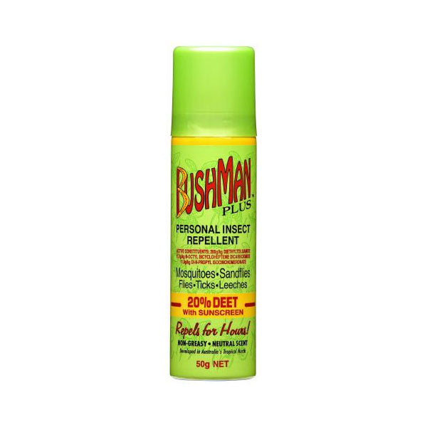 Bushman Plus Aerosol Repellant with Sunscreen 50g