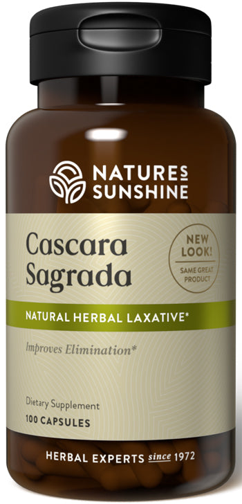 Natures Sunshine Cascara Sagrada Capsules 100