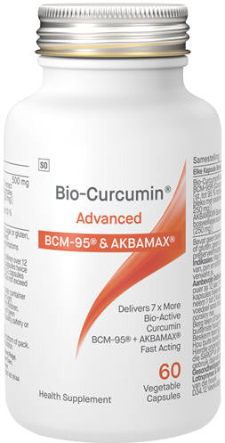 Coyne Bio-Curcumin Advanced With BCM-95 & Akbamax Vegecaps 60