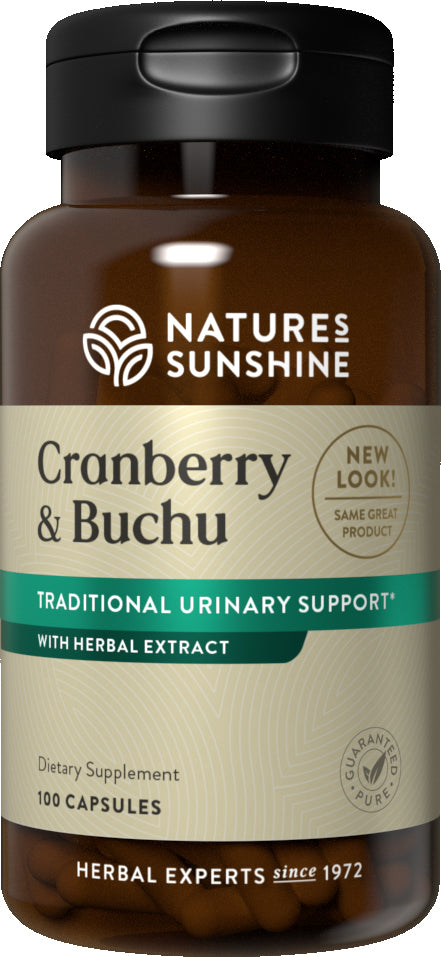 Natures Sunshine Cranberry & Buchu Concentrate Capsules 100