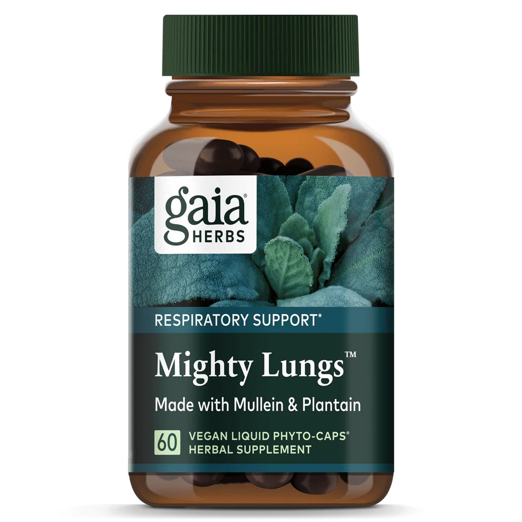 Gaia Herbs Mighty Lungs Vegecaps 60