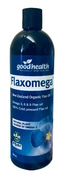 Good Health Flaxomega Organic Flax Oil  Omega 3,6,9 500ml
