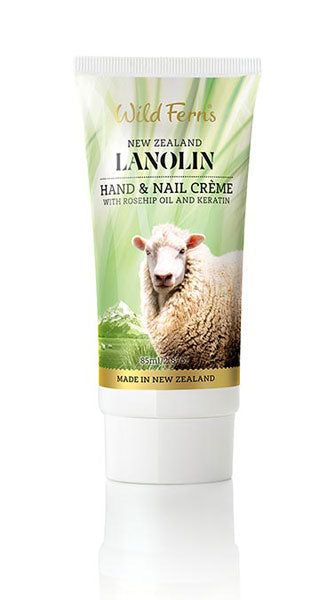 Wild Ferns Lanolin Hand & Nail Creme - 85ml (New)
