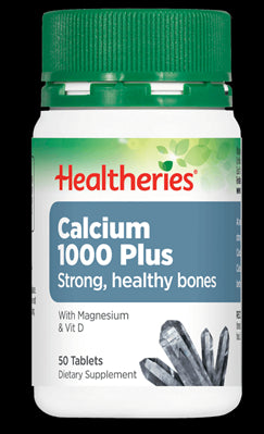 Healtheries Calcium 1000 Plus Tablets, 50 tablets