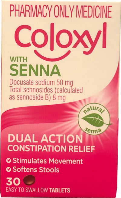 Coloxyl and Senna tablets (30)