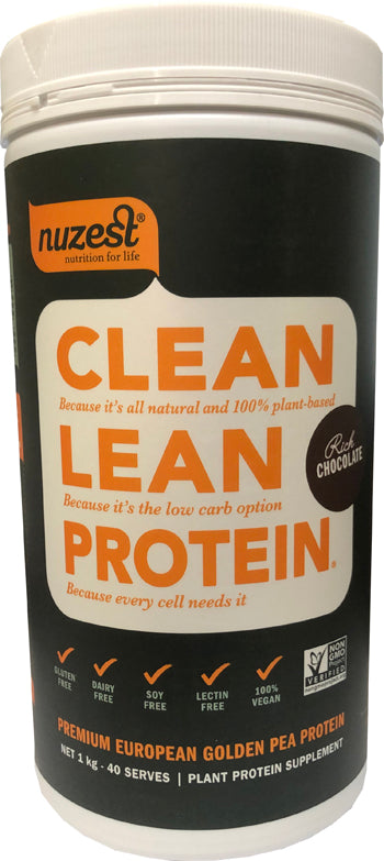 Nuzest Clean Lean Protein tub Rich Chocolate, 1 kg