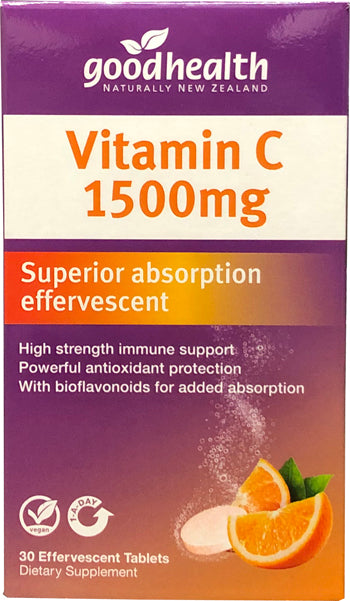 Good Health Vitamin C 1500mg 30 tabs