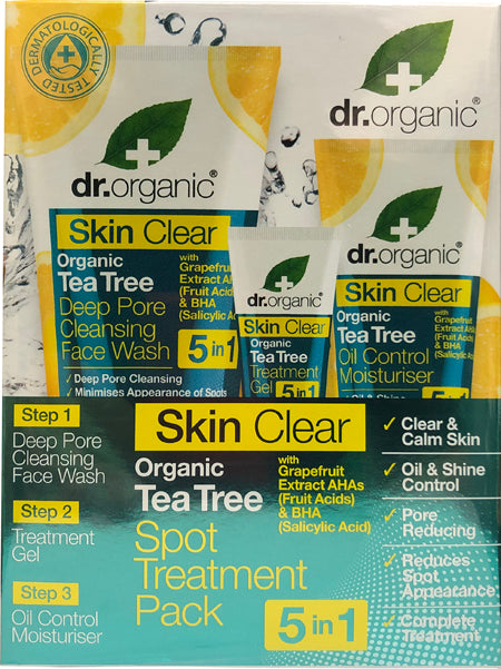 Dr Organic Skin Clear Tea Tree Spot Treatment Pack