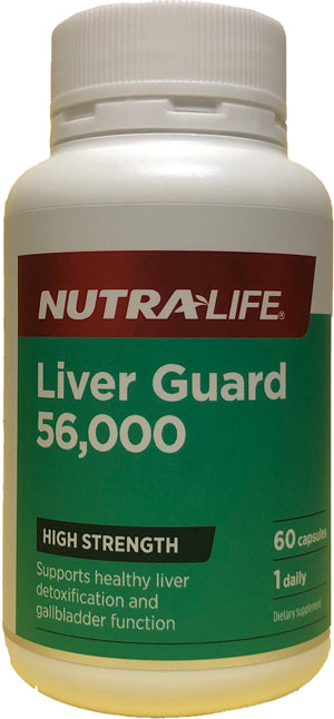 Nutralife Liver Guard 56000 Capsules 60 - Health Chemist Nz - Online 