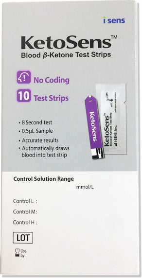 KetoSens Blood ß-Ketone Testing Strips