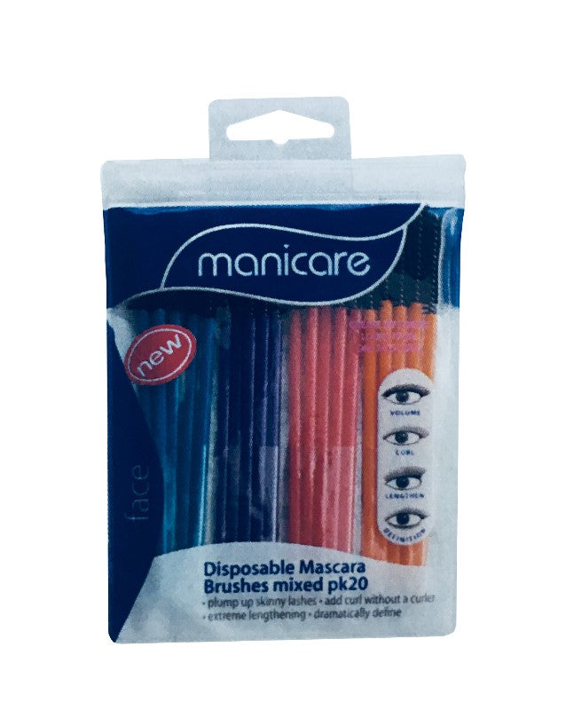 Manicare Mixed Mascara Wands, 20pk