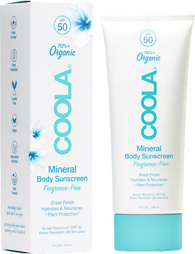 Coola Fragrance Free Mineral Body Sunscreen SPF50 148ml