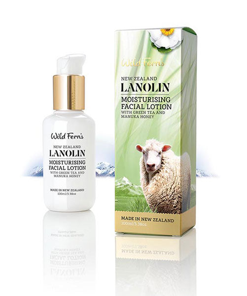 Wild Ferns Lanolin Moisturising Facial Lotion - 100ml (NEW)