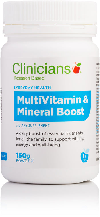 Clinicians MultiVitamin & Mineral Boost Powder 150g