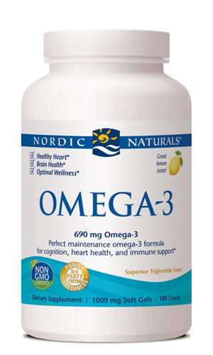 Nordic Naturals Omega-3 180 Gels