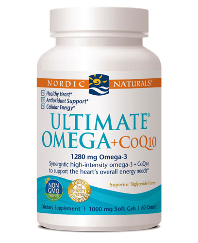 Nordic Naturals Ultimate Omega +CoQ10 100mg - 60 gels